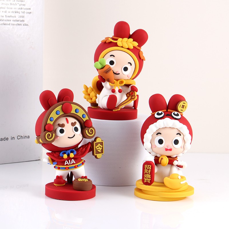 京剧主题吉祥物盲盒公仔